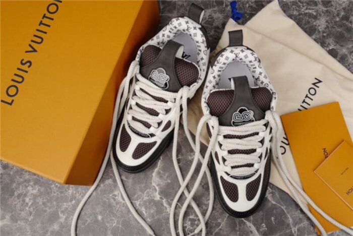Louis Vuitton LV Skate Sneaker Grey White - Imagem 7