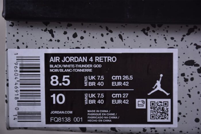 Air Jordan 4 White Thunder - Imagem 10