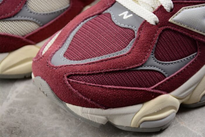 New Balance 9060 Washed Burgundy - Imagem 4
