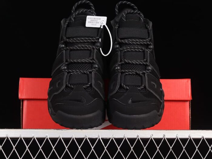Nike Air More Uptempo Black Reflective (2018) - Imagem 6