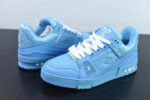 LV Trainer Blue Embossed Monogram - Imagem 5